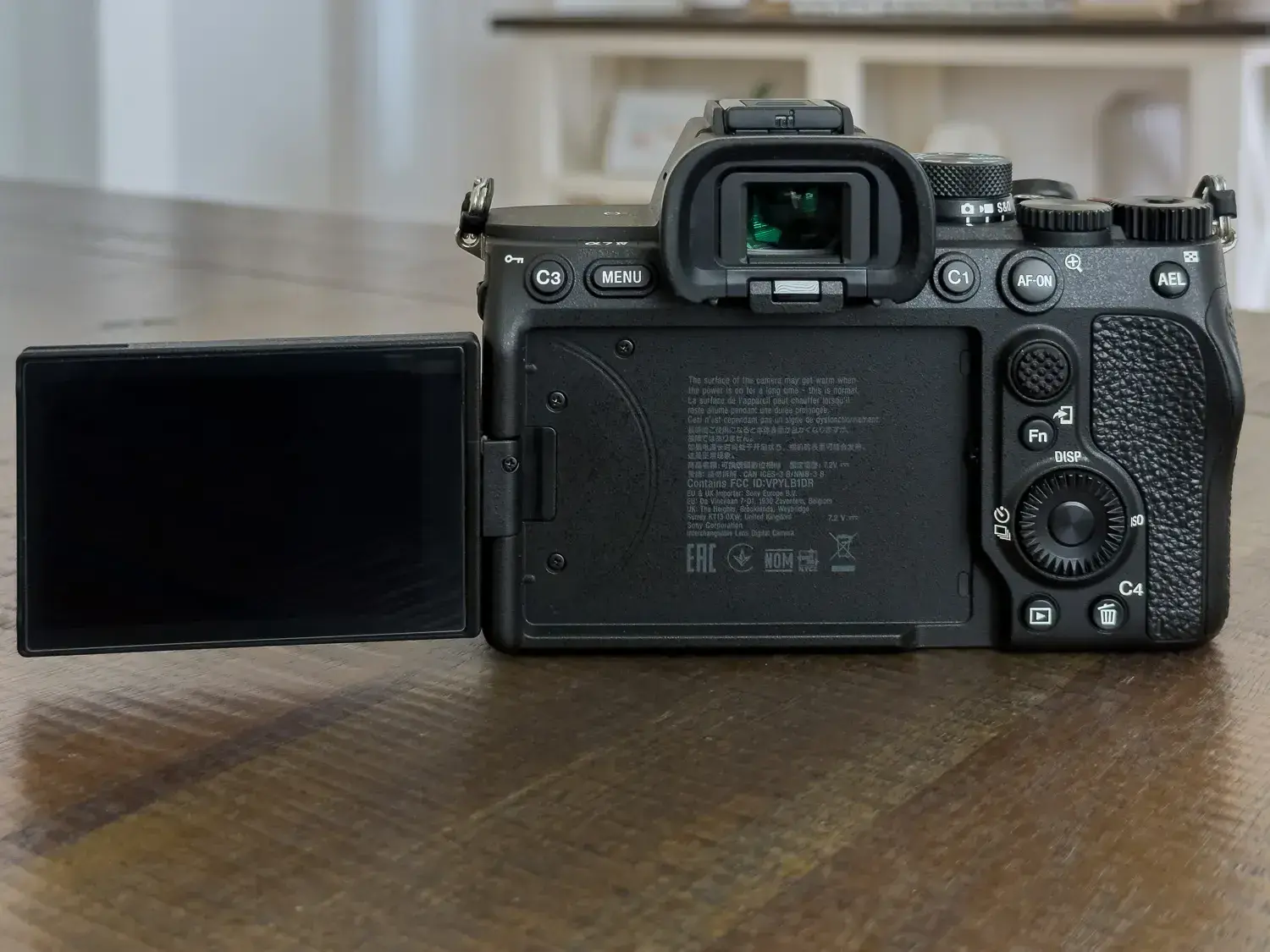 Sony A7IV Rear Screen